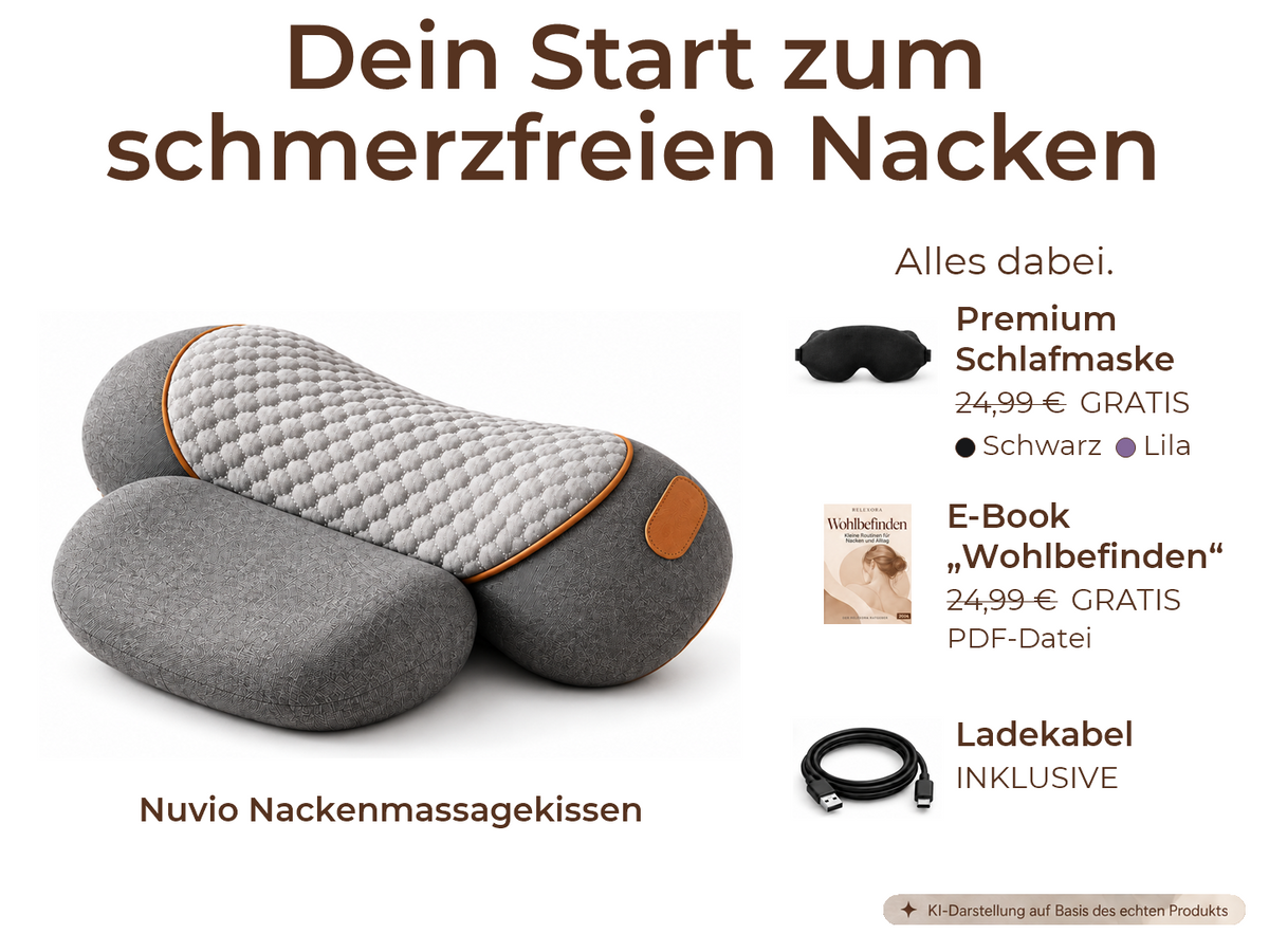 RELEXORA Nuvio – Nackenmassagekissen