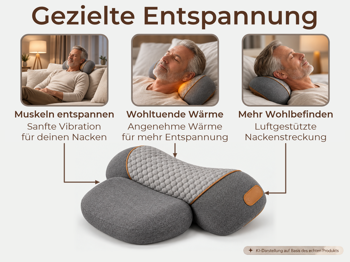 RELEXORA Nuvio – Nackenmassagekissen